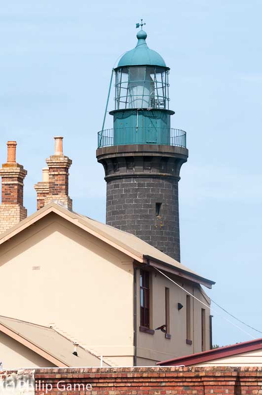 'Black' lighthouse at Queenscliff