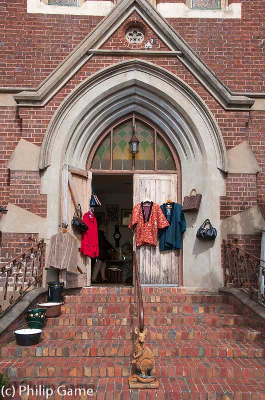 New life for a former church... flogging antiques and old wares