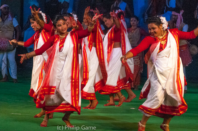'Colours of NE India' - Bairati dancers from West Bengal