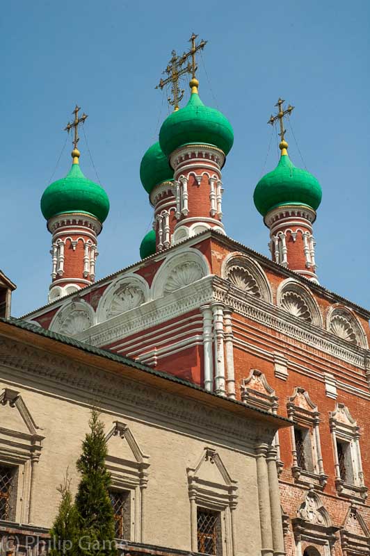 Domes of the Pokrov Gate Church, Upper St Peters Monastery