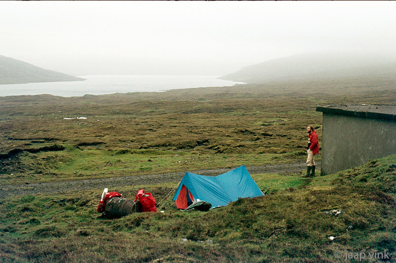 Our first camp - Onze eerste kampeerplaats