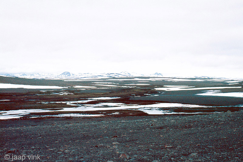 Crossing endless volcanic ash fields