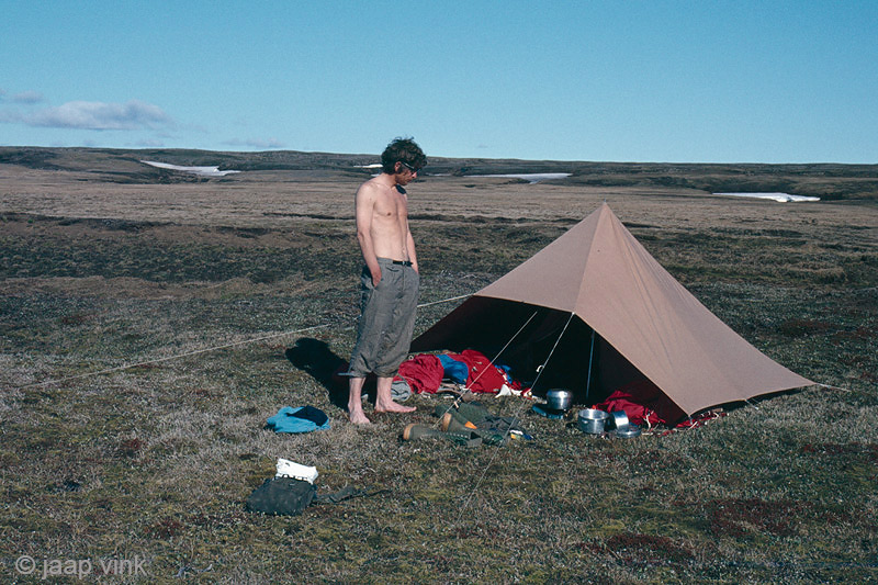 Our campsite close to the Thjrs River