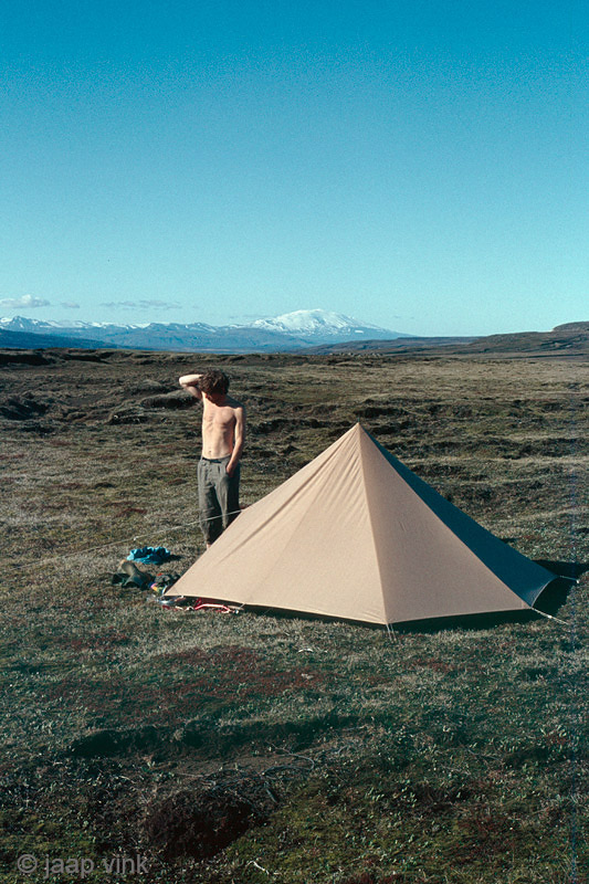 Our campsite close to the Thjrs River
