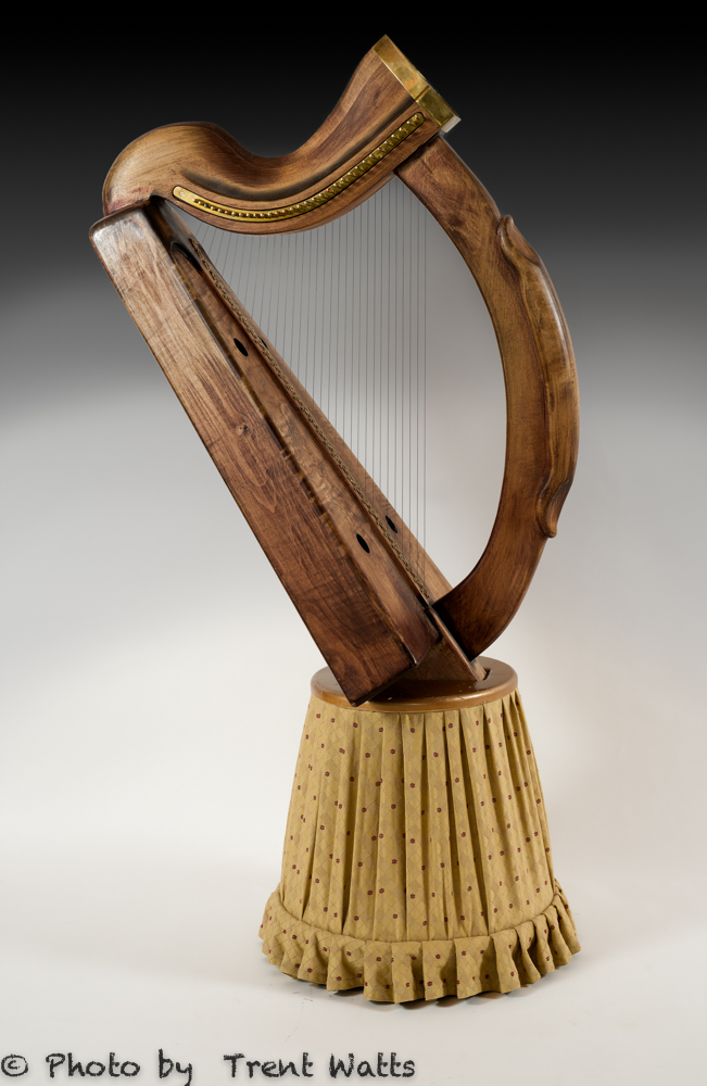 Clarsach Celtic Wire Harp.