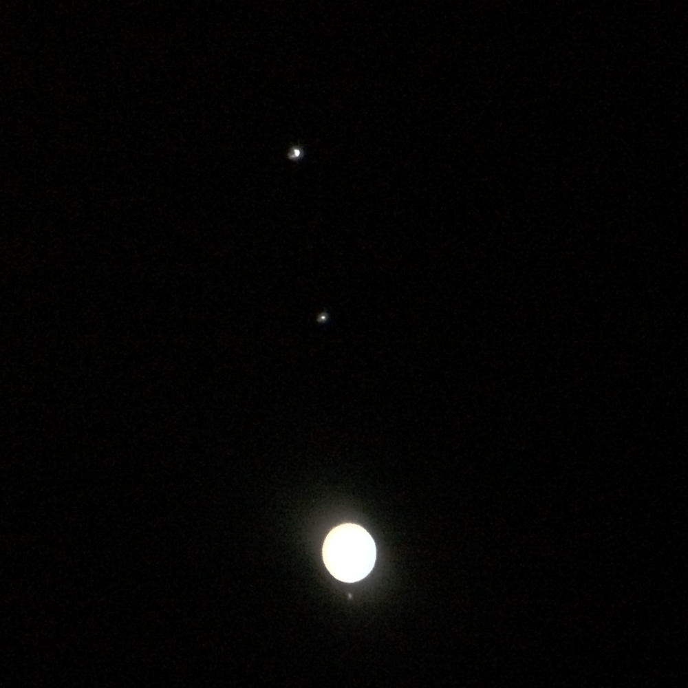 April 8 - Jupiter and its moons