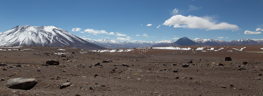 Bolivian mountains, from Chile