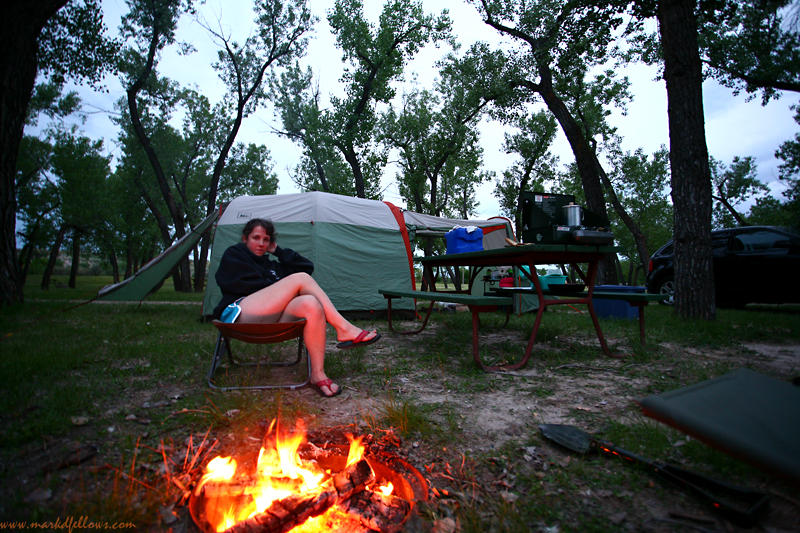 The comfort of home, Badlands KOA