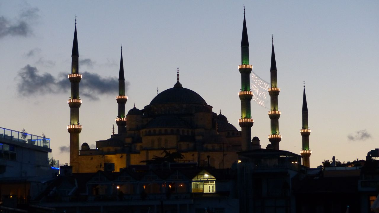 Blue Mosque at Dusk