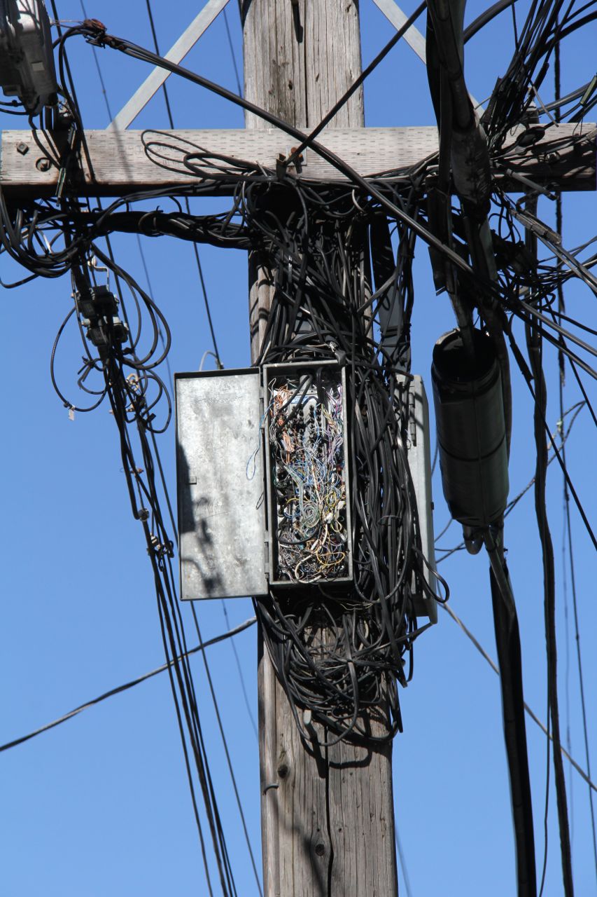 North Beach Power Pole