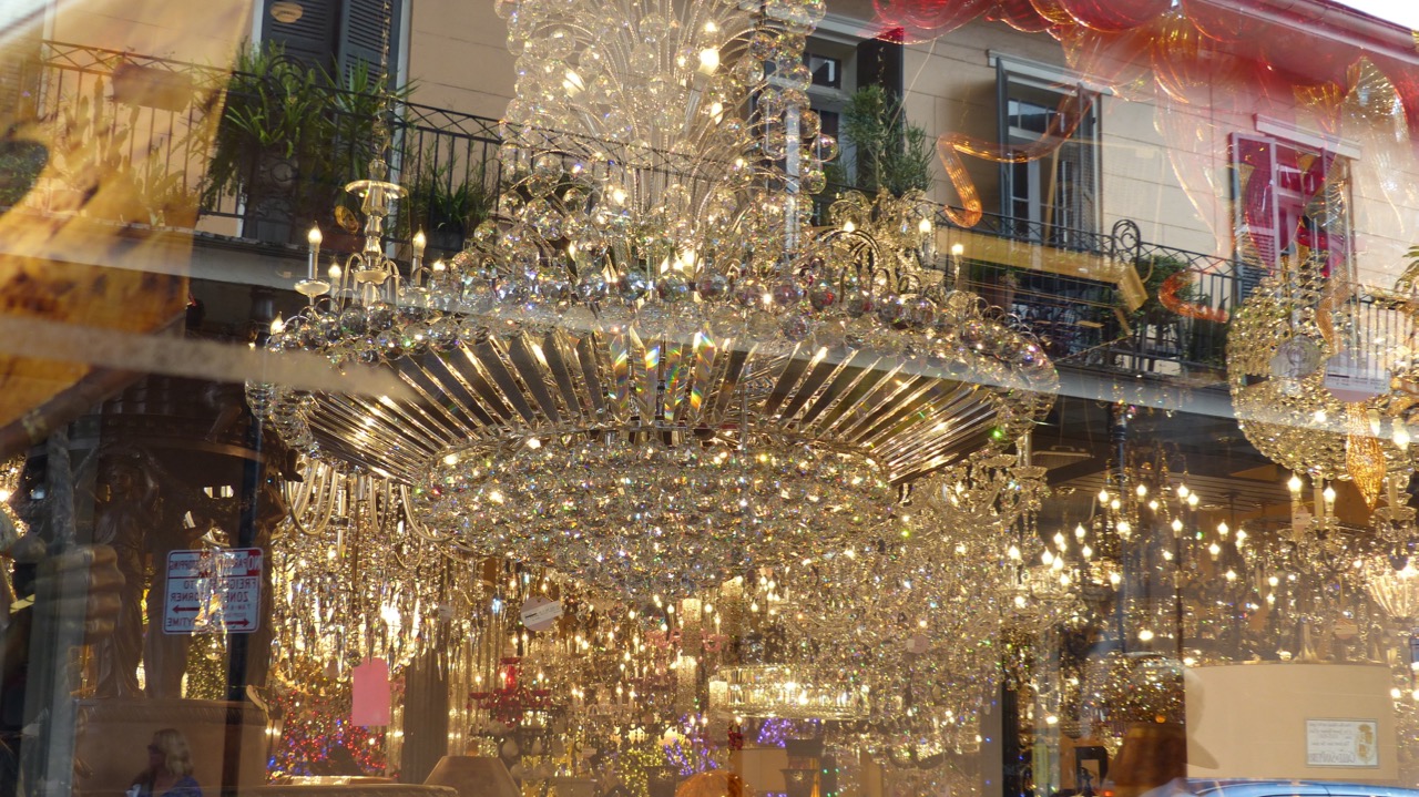Royal Street Window Reflection