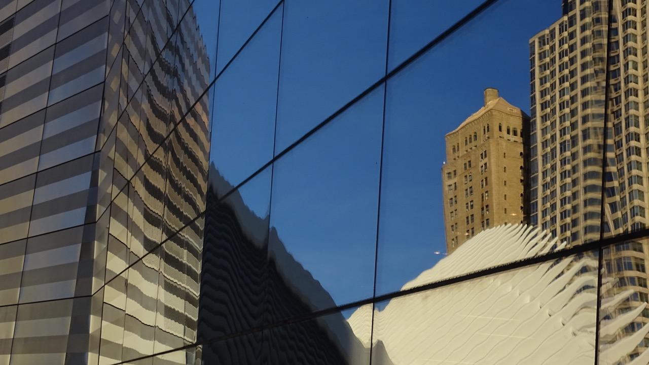 World Trade Center Window Reflection