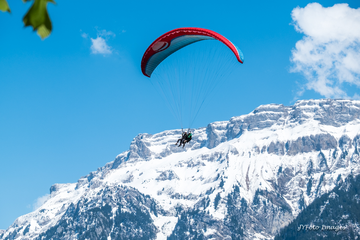 Hang Gliding into Interlaken