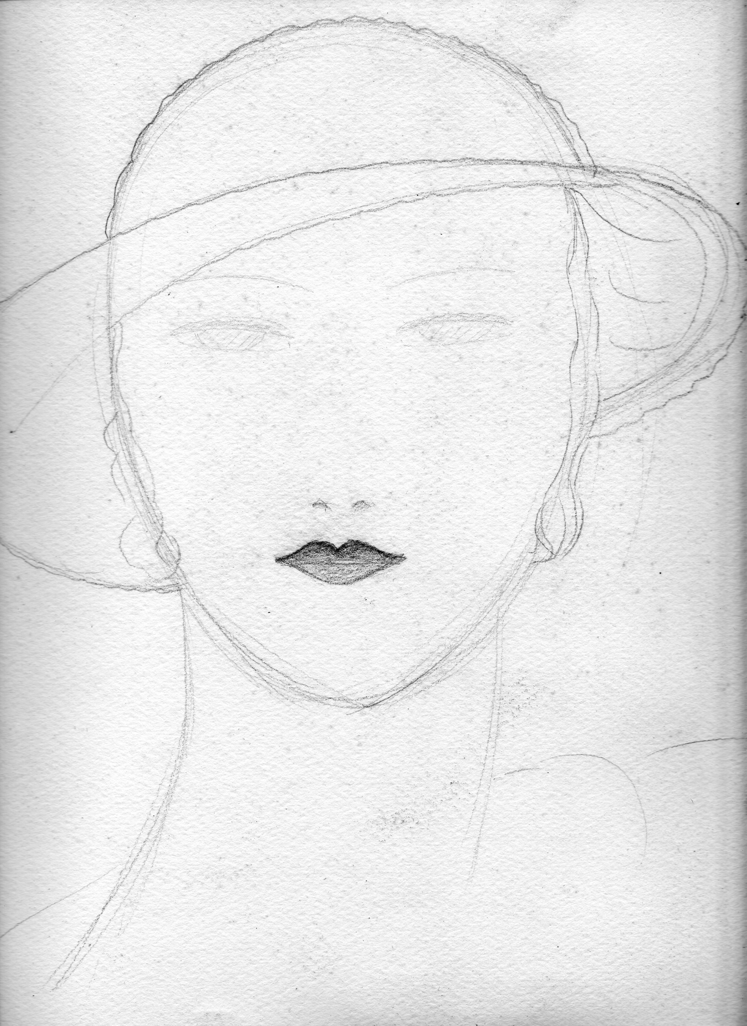 Cora Gordon face doodle 1920s.jpg