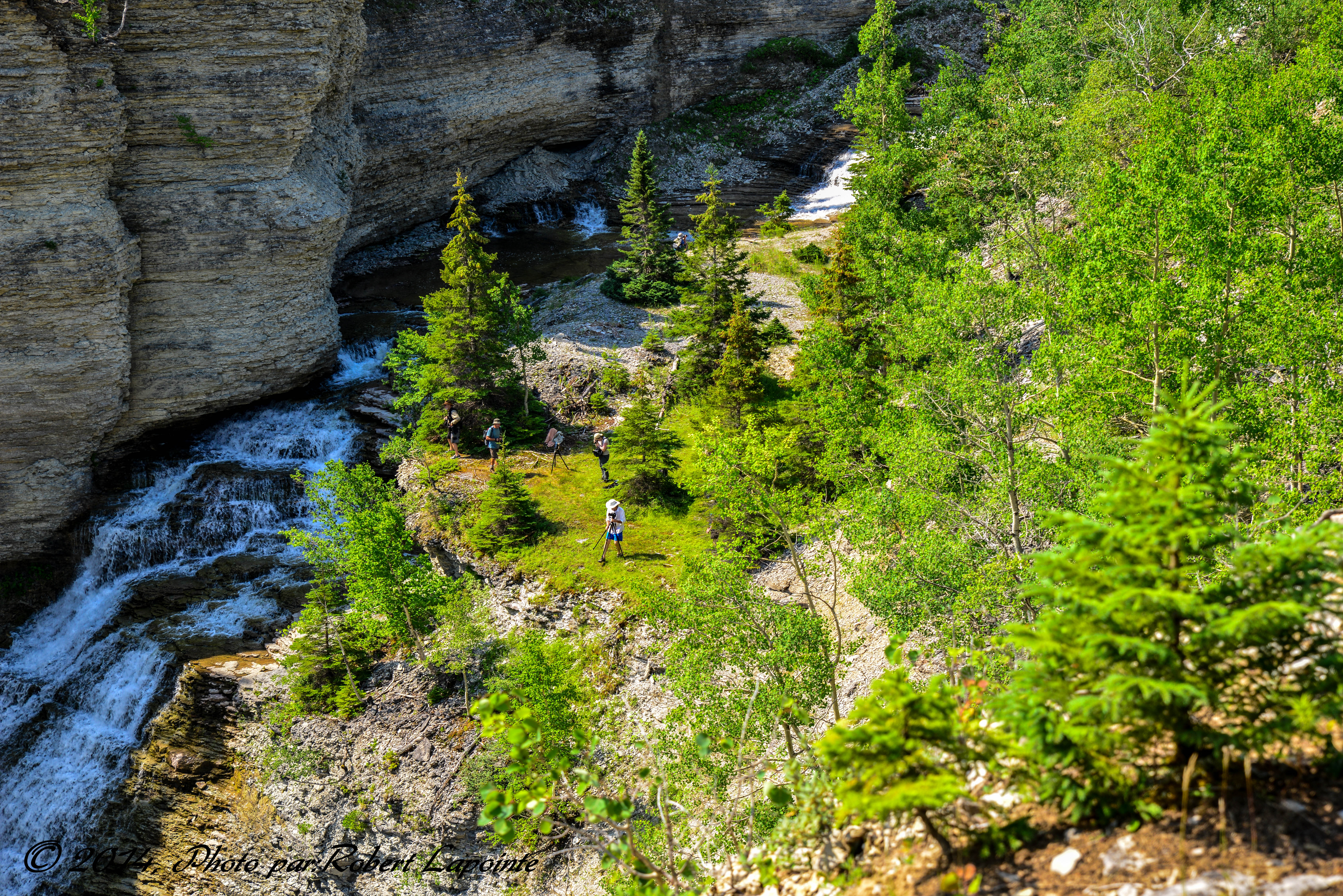 Le groupe au Canyon Observation
