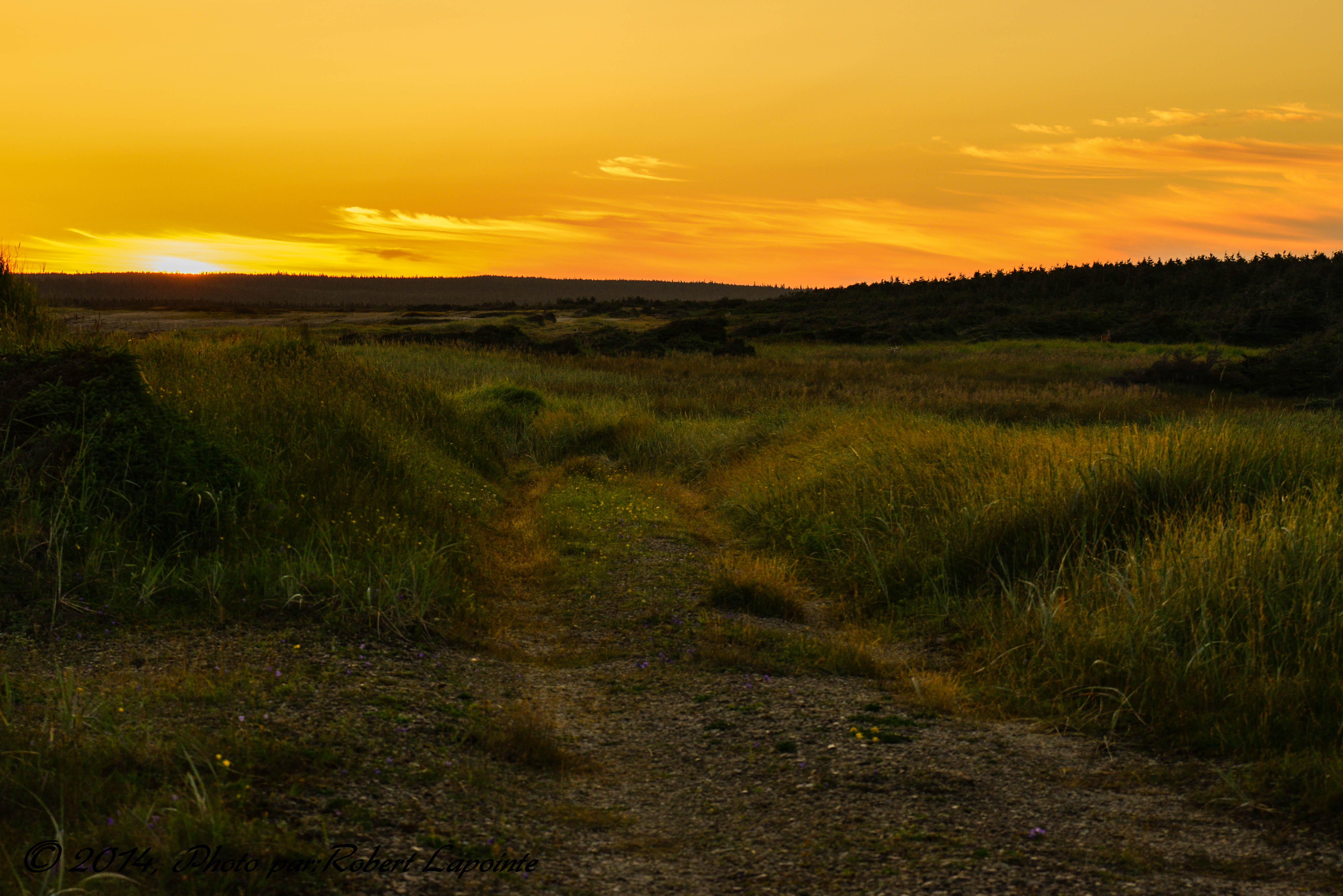 Le coucher  Pointe Sud-Ouest