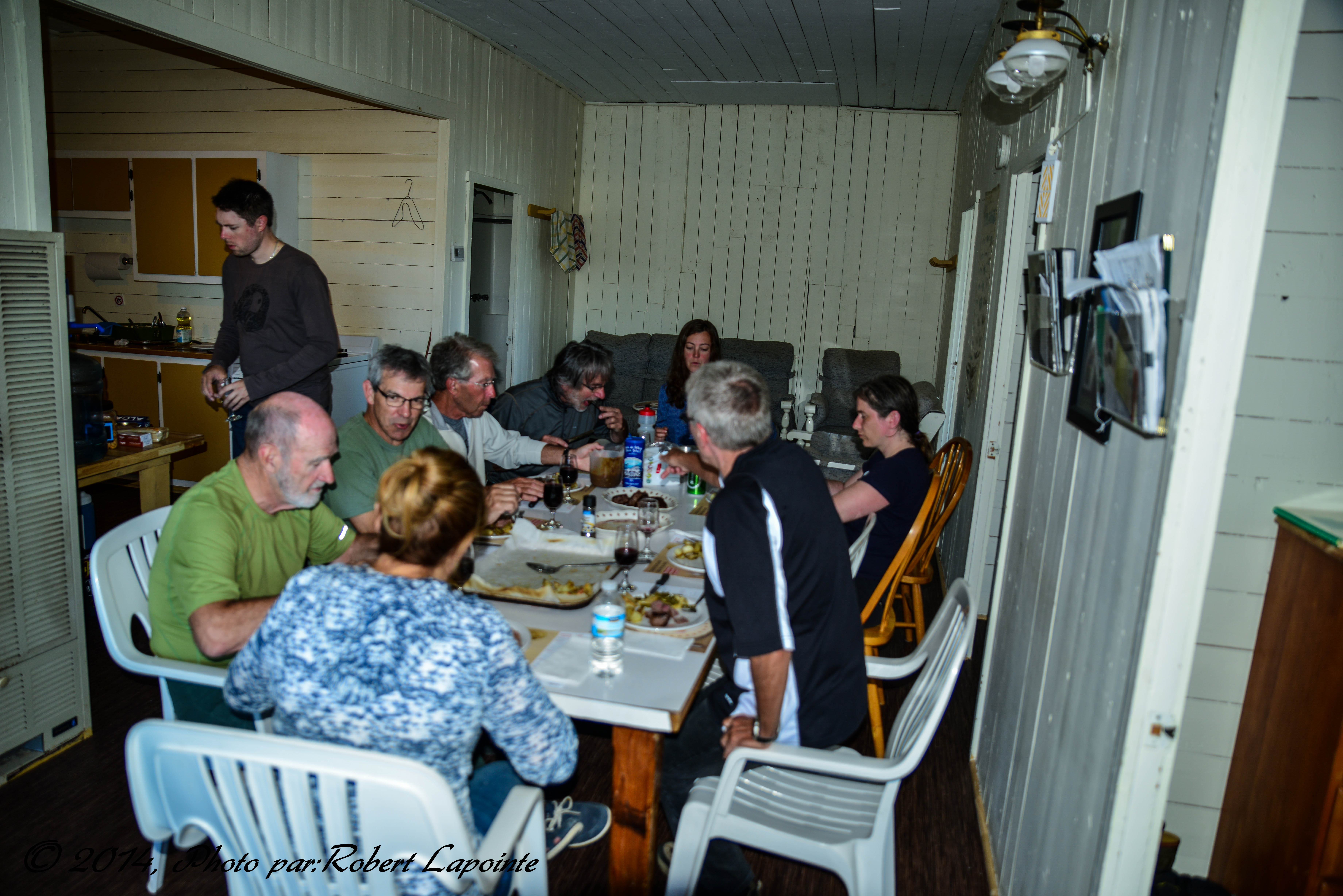 Le groupe au souper