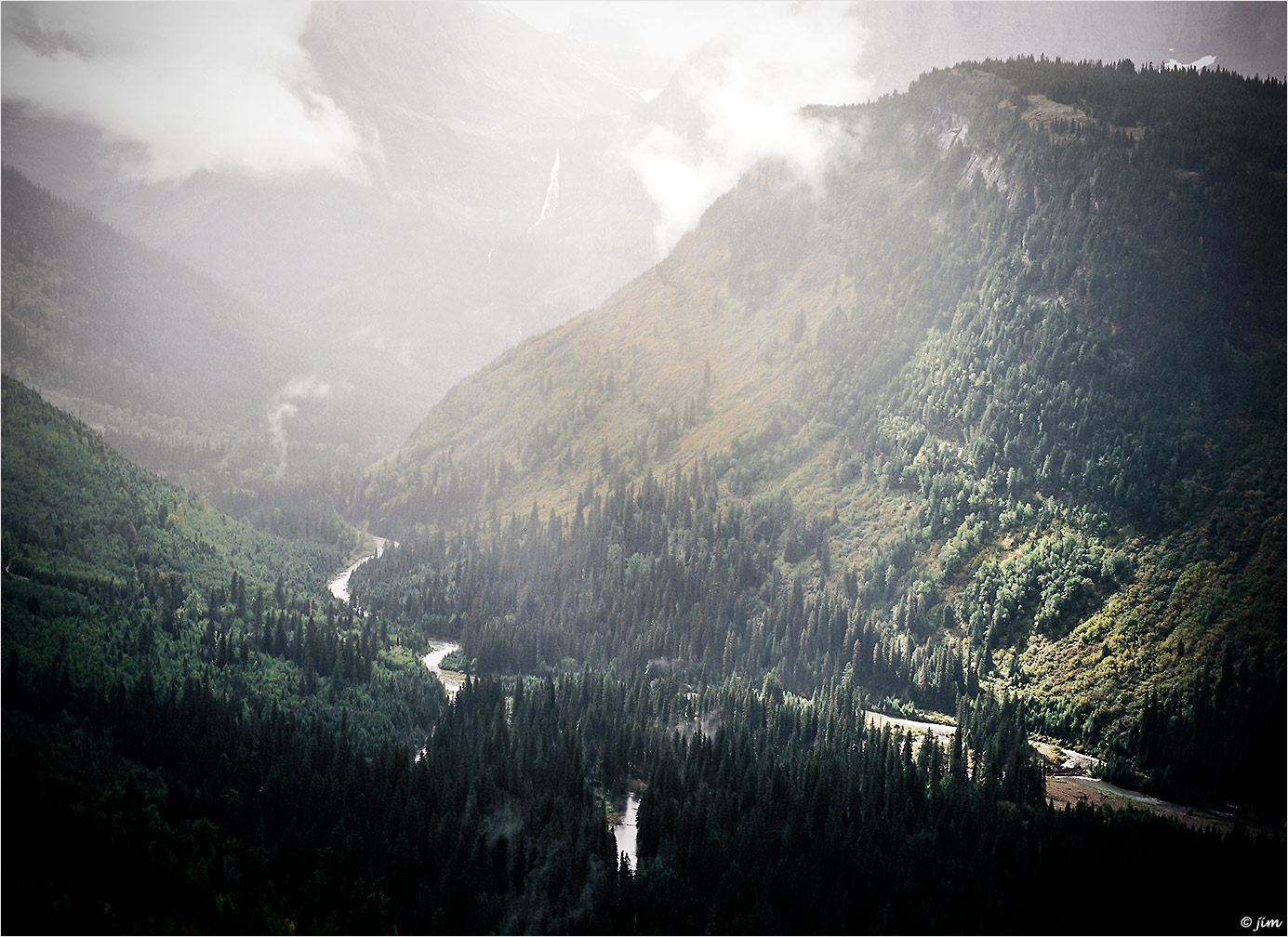 The Rain Moves Through The Valley