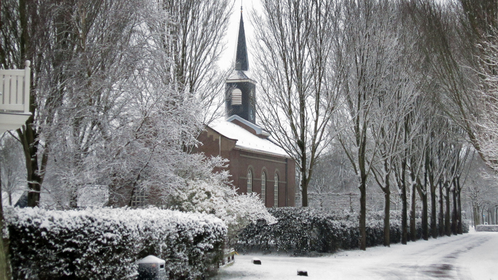 Got Tjark in de sneeuw