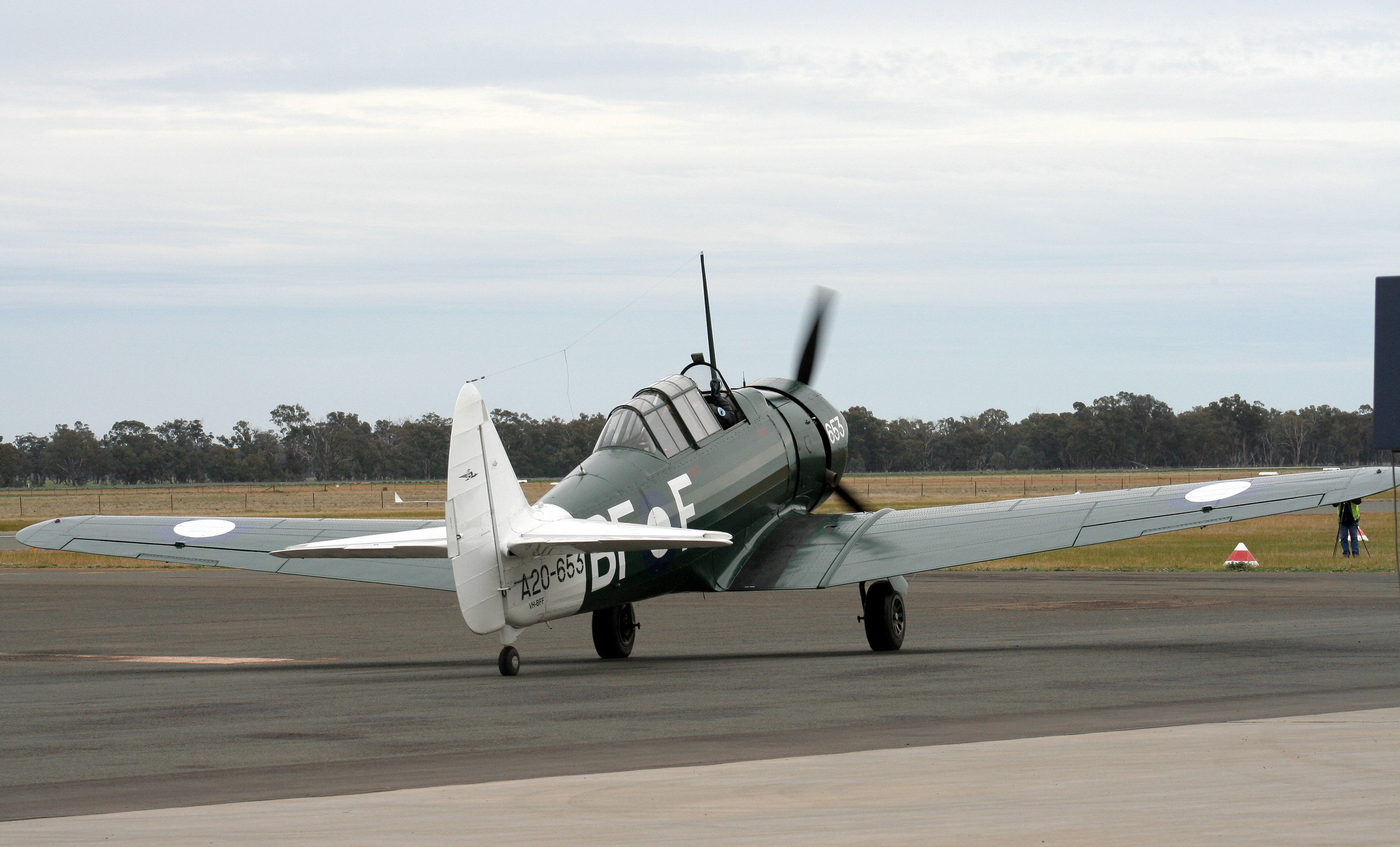 CAC Wirraway Taxiing