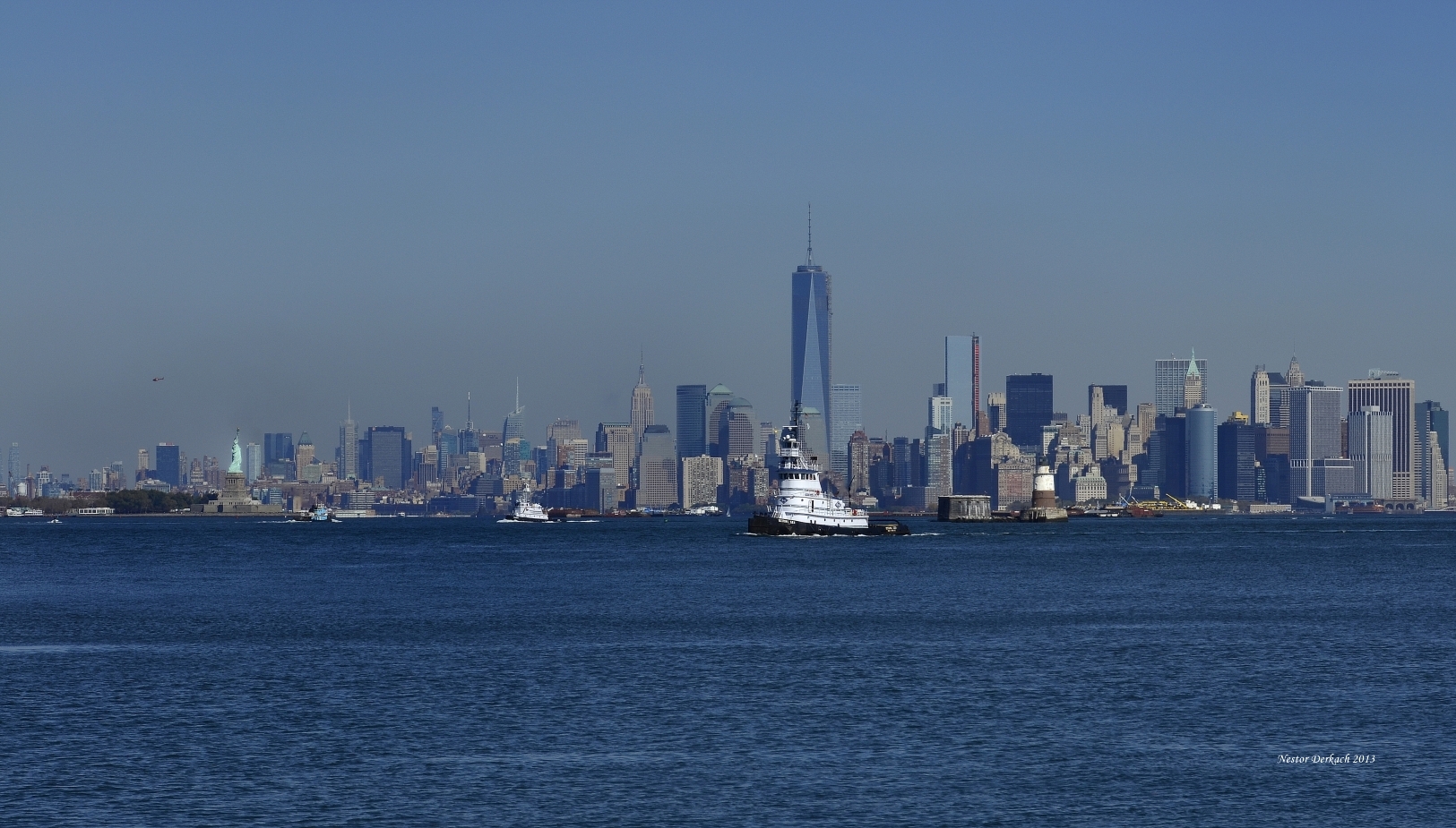 Lower Manhattan water view 