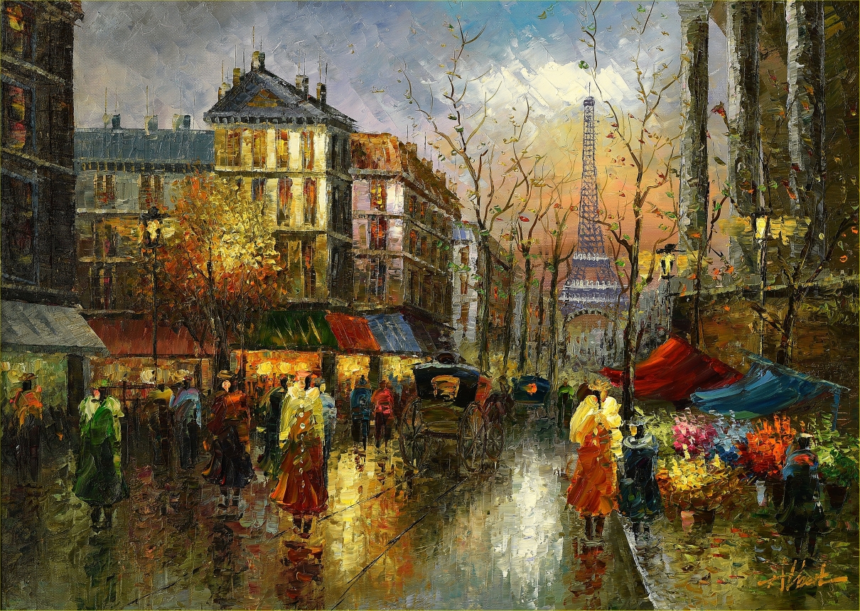 A painting I purchased about 10 years ago .