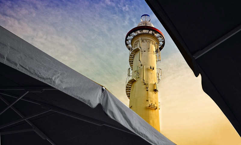 Lighthouse on Donau Insel
