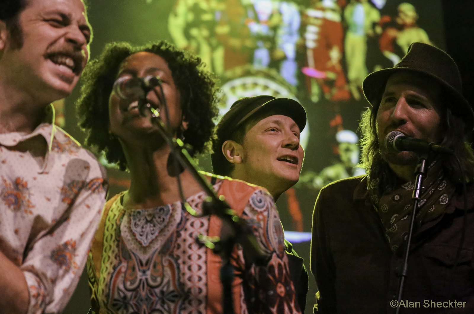 Alex Morrison, Lesley Grant, Trevor Garrod and Zach Gill during All You Need is Love