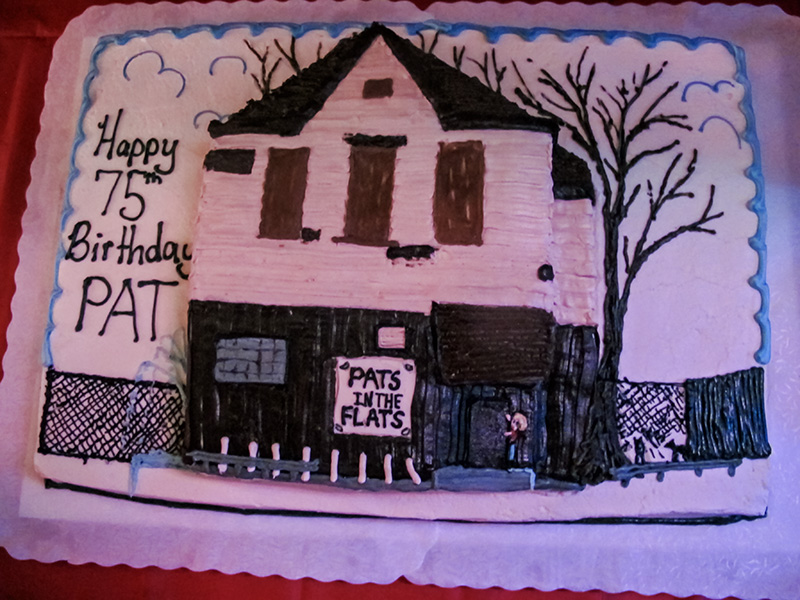 pat's 75th birthday cake