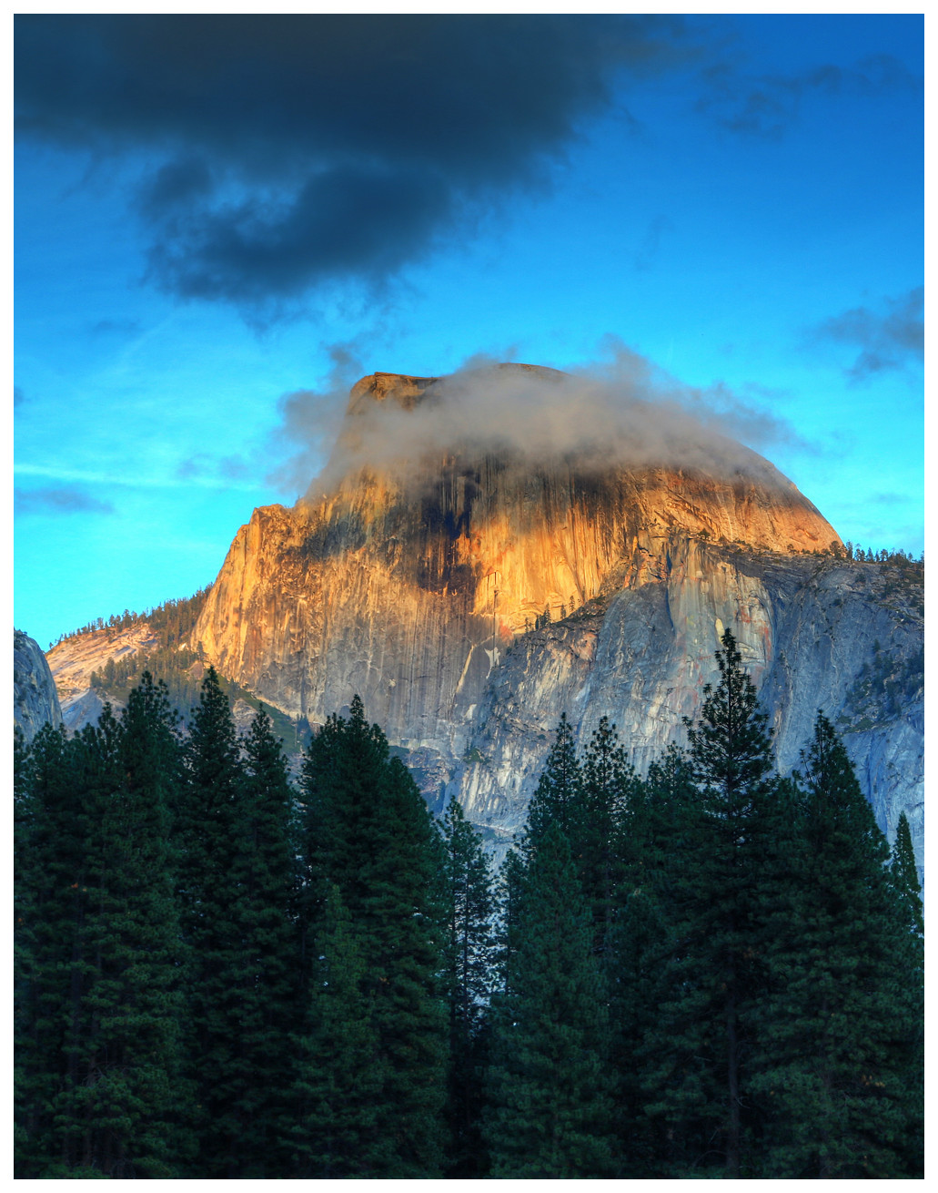 Half Dome sunset