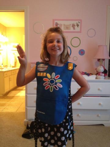 she completed all of her petals!