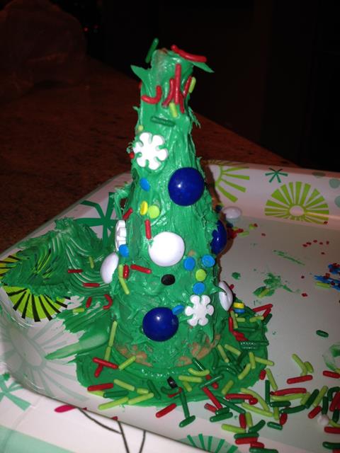 elisabeths tree she made at brownies