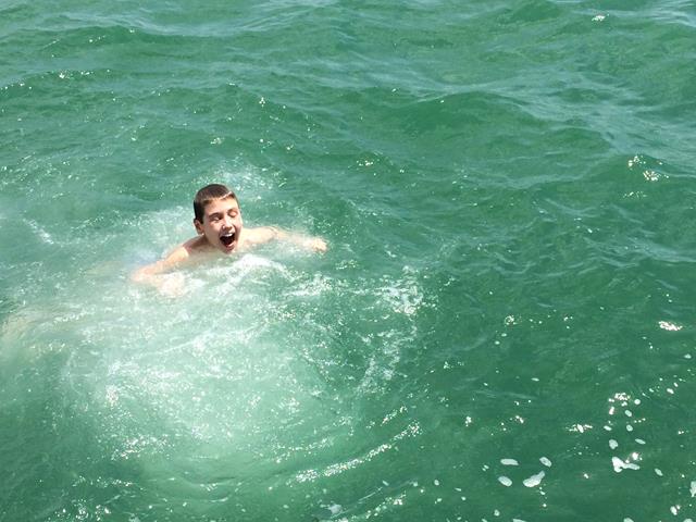 joey decides to jump in