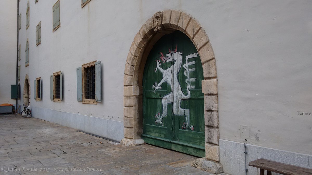 Side entrance to Armoury