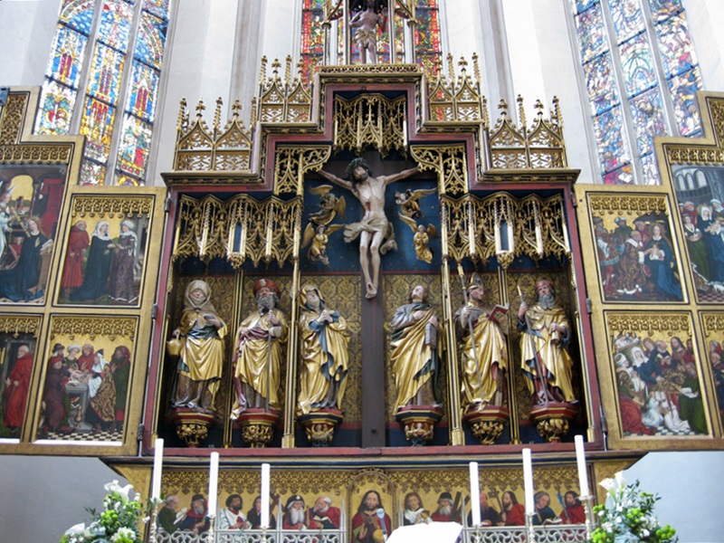 Rothenburg ob der Tauber. St.Jakobs Church