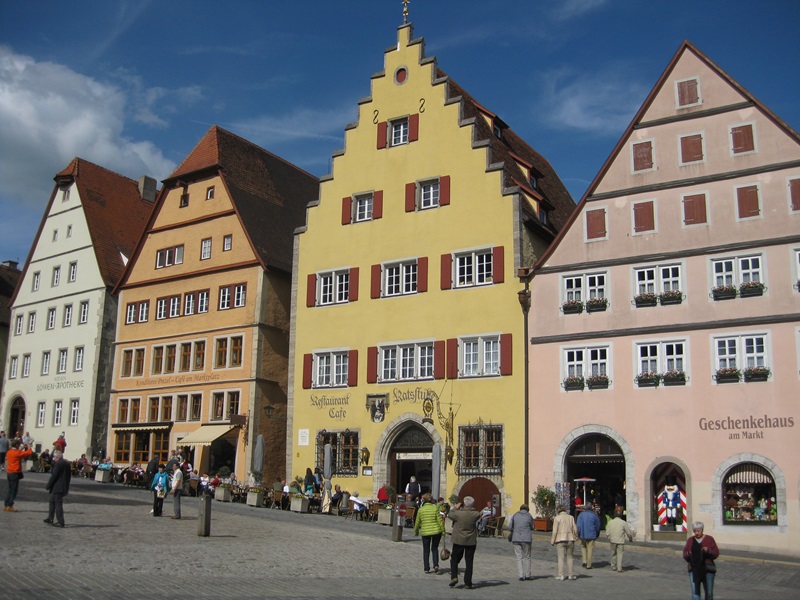 Rothenburg ob der Tauber. Markplatz