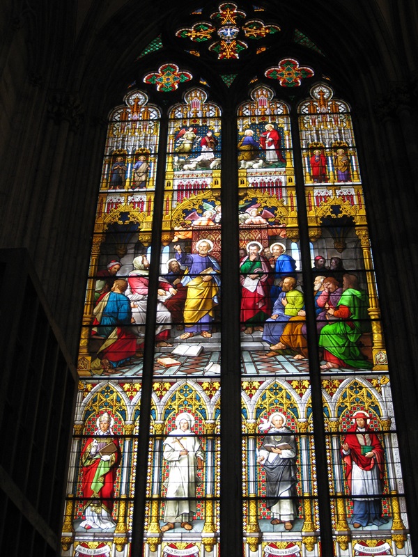 Klner Dom (Colognes Cathedral). Stained Glass Windows