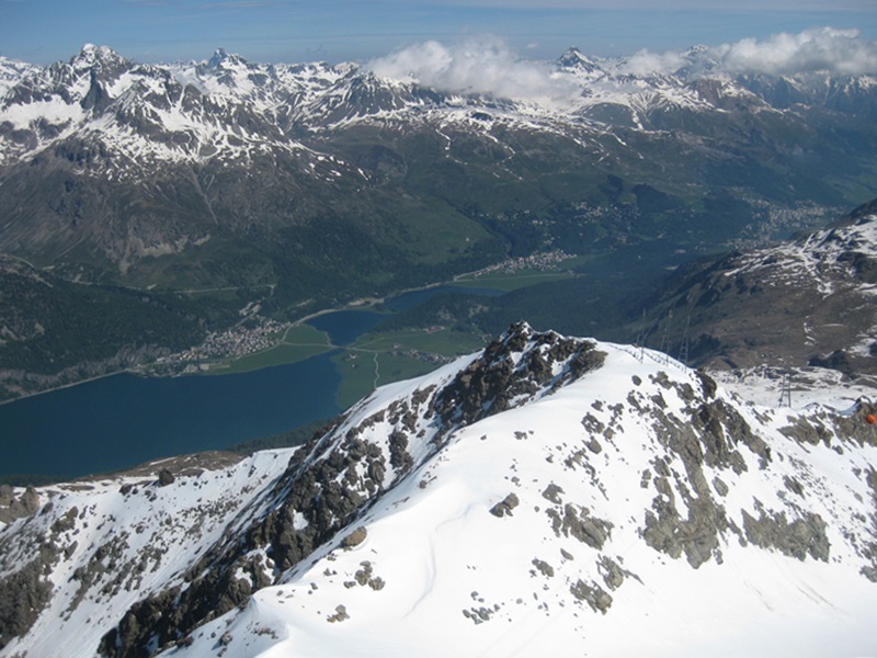 View from the Corvatsch