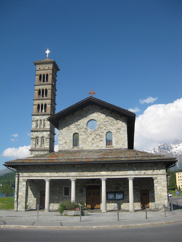 St.Moritz. Catholic Church of St.Charles
