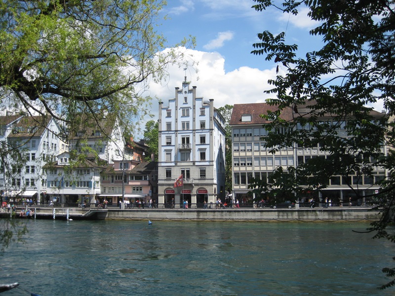 Zurich. River Limmat