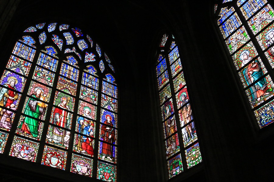 Brussels. Church of Notre-Dame-du-Sablon