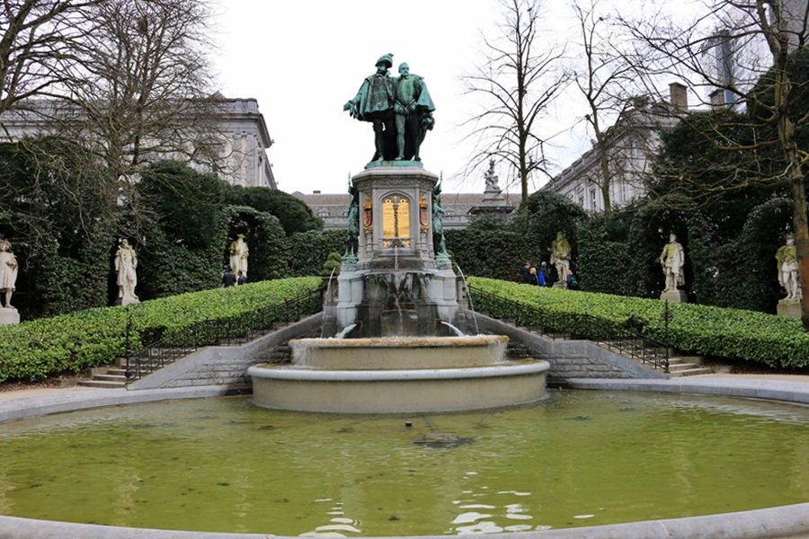 Brussels. The Petit Sablon Parc