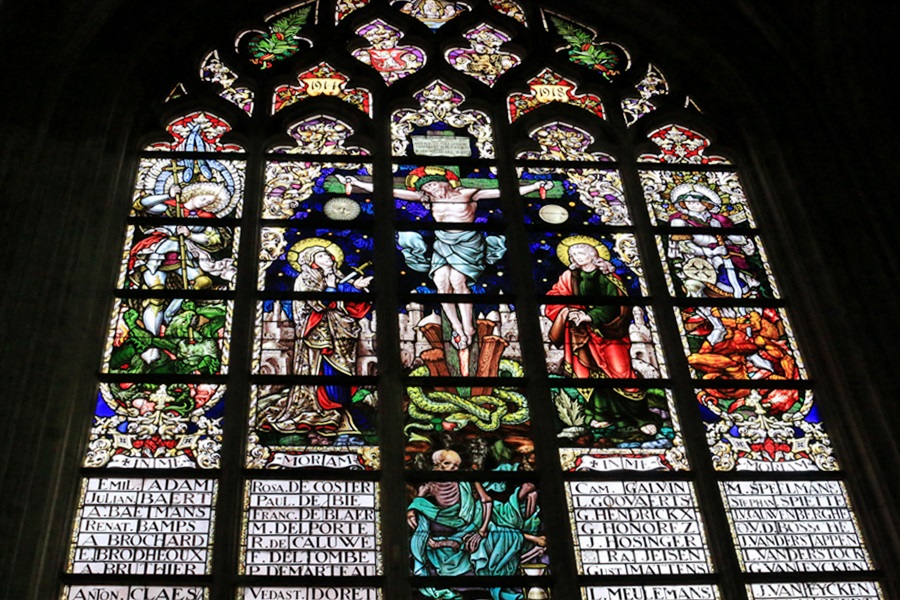 Brussels. Church of Notre-Dame-du-Sablon