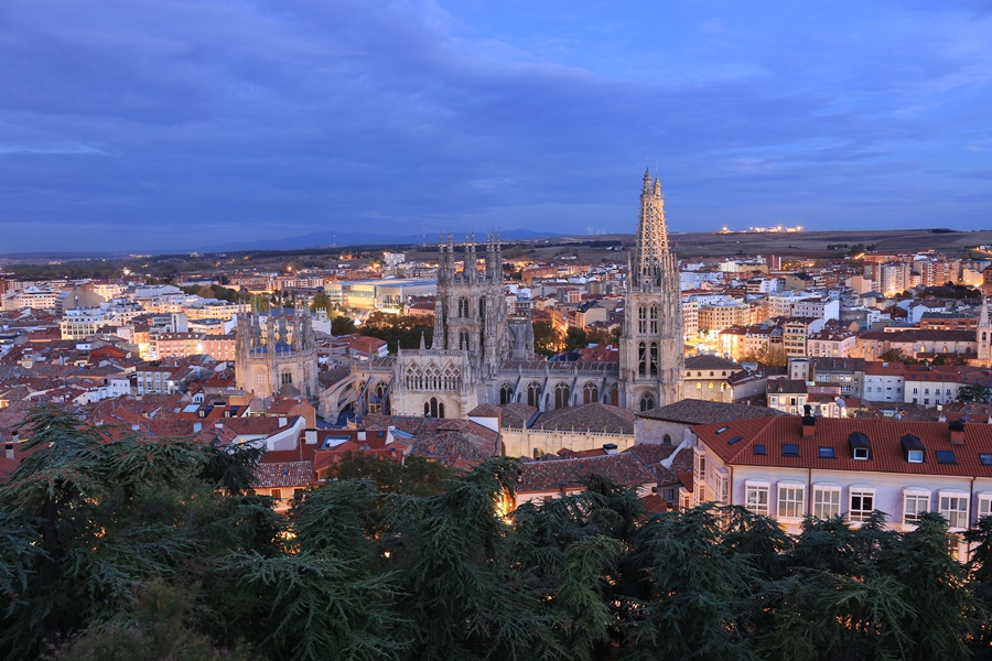 Burgos. Early evening lighting