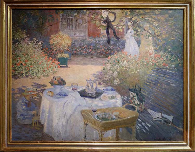 Claude Monet - Le djeuner: panneau dcoratif, 1873 - Muse dOrsay - 2128