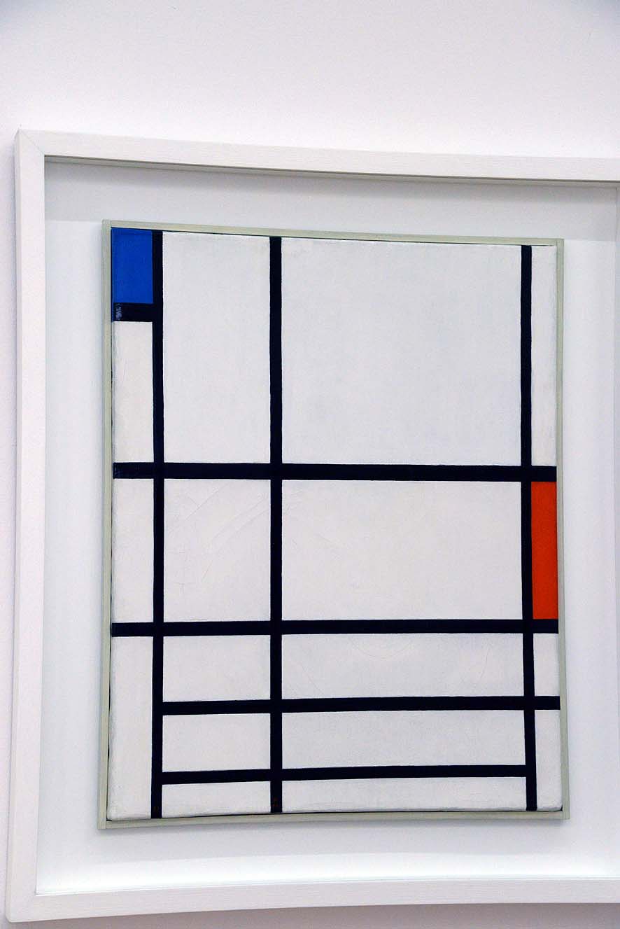 Piet Mondrian - Composition en rouge, bleu et blanc II (1937) - 7328
