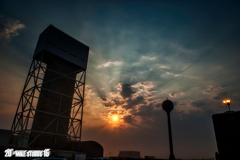 Sunrise At The Head-frame