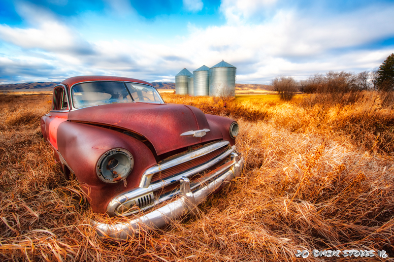 Bin Behind a 51 Chevy