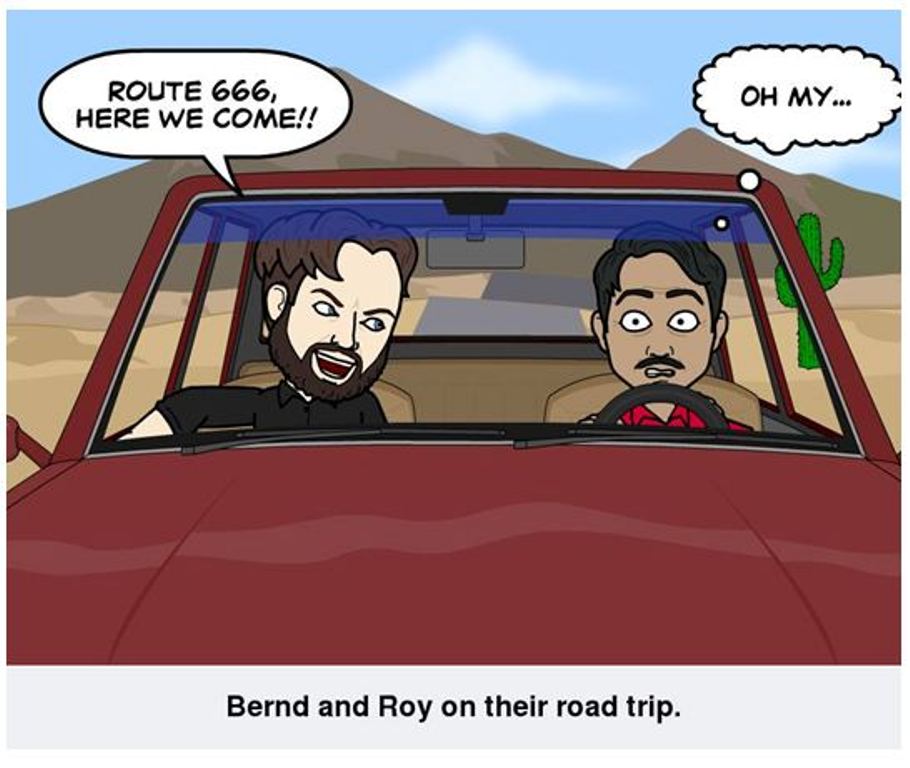 Bernd and Roy on Route 666!!!