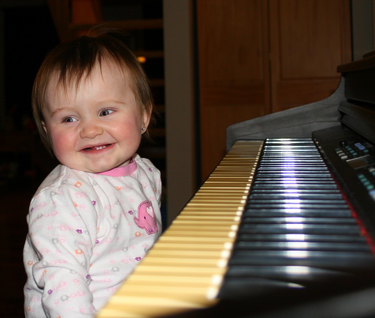Elodie smiling!